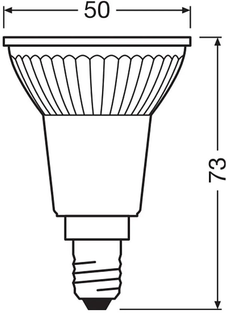 LEDVANCE PAR16 E14 LED Spot 3.7W 350lm Warm Wit - Ø50mm