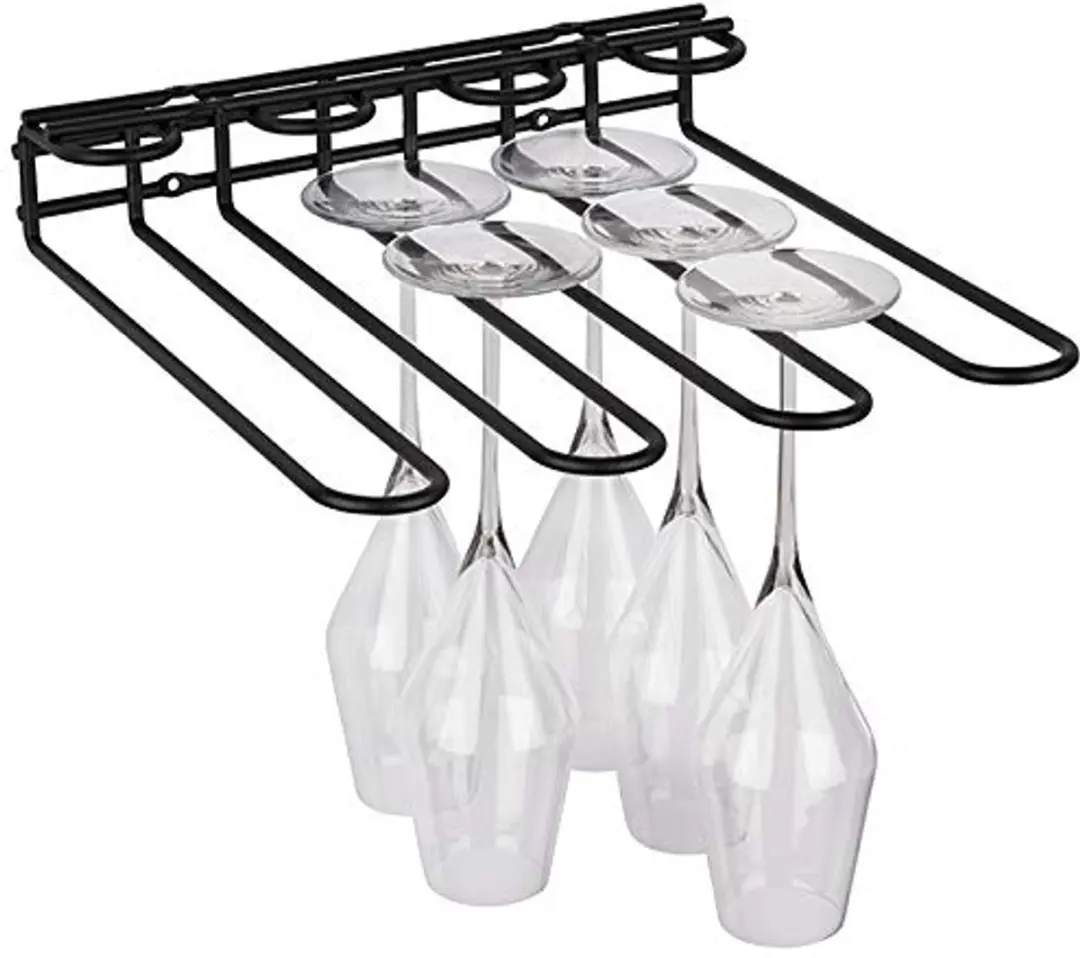 APS Glazenrek 12 Wijnflessen - Verchroomd - 29,5x32x6cm