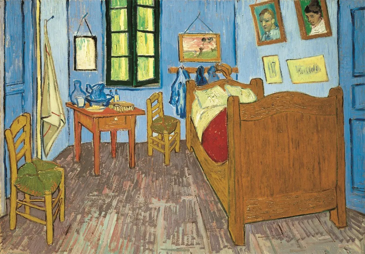 Clementoni Puzzel 1000 Stuks Slaapkamer in Arles - Multikleur