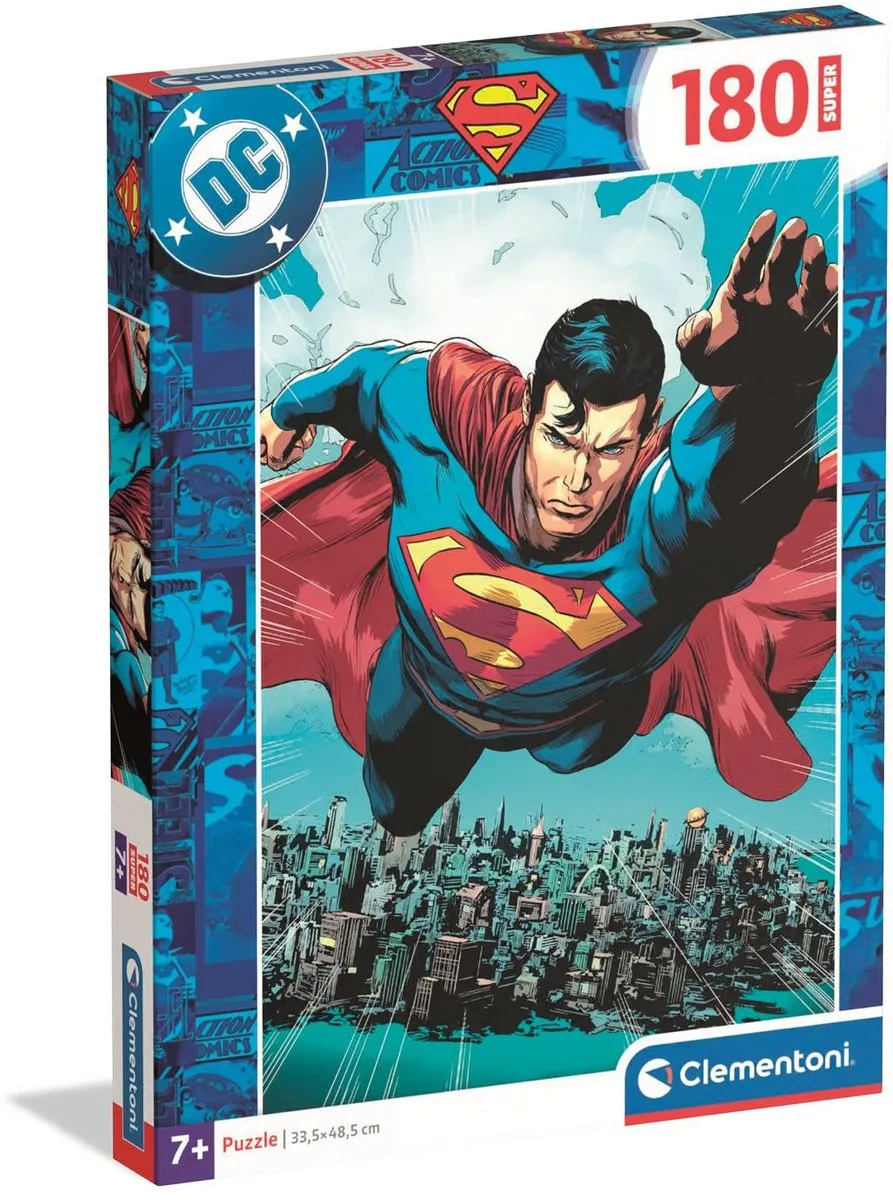Clementoni Superman Puzzel 180 Stuks