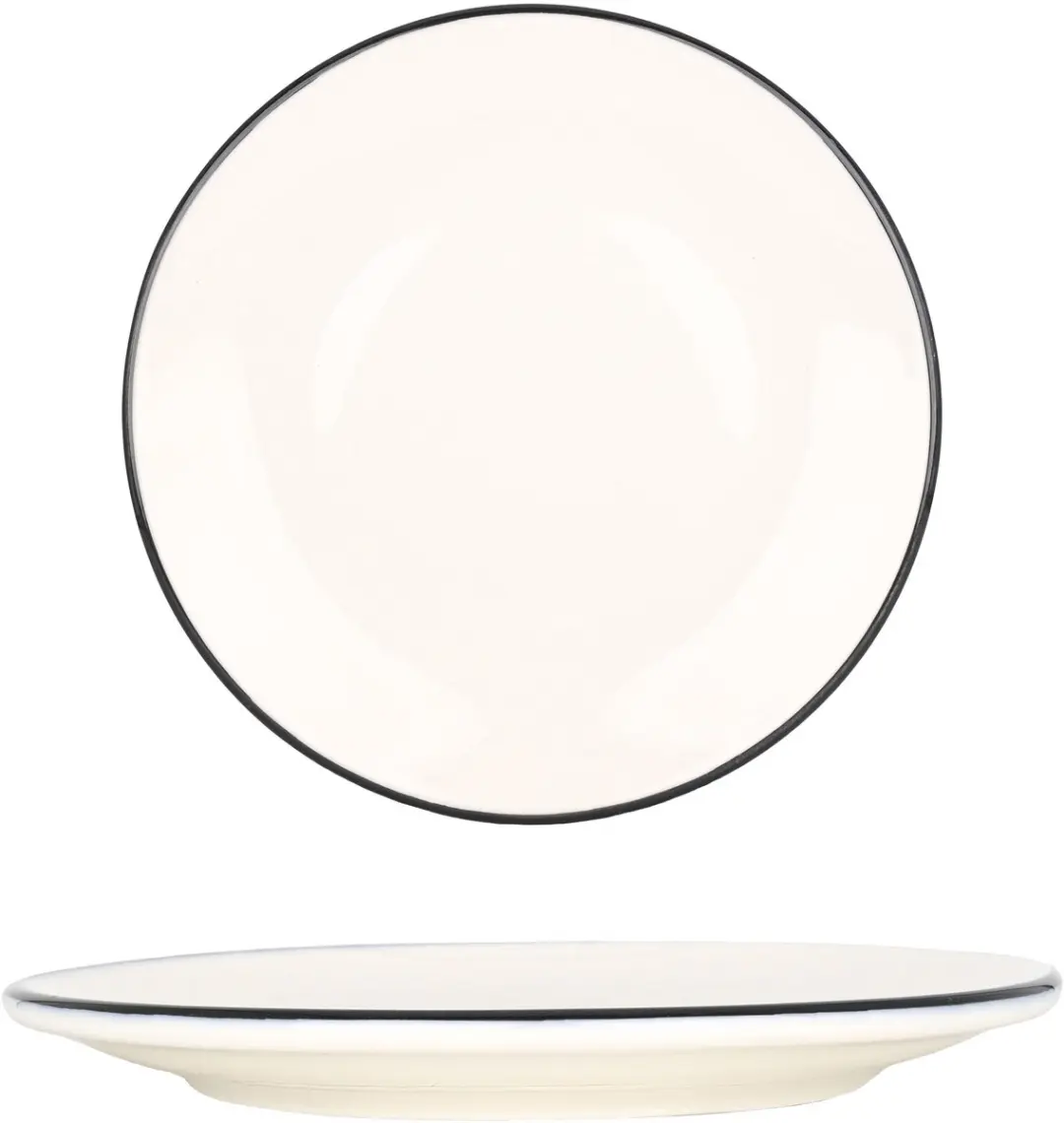 Bonna Linea Black Dessertbord 17cm