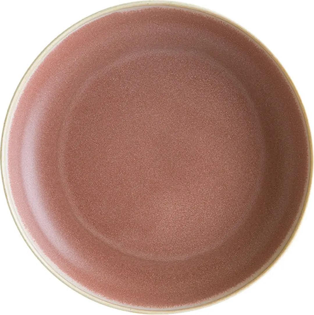 Bonna Porselein Bord Pink Pott 22cm - 2 Stuks