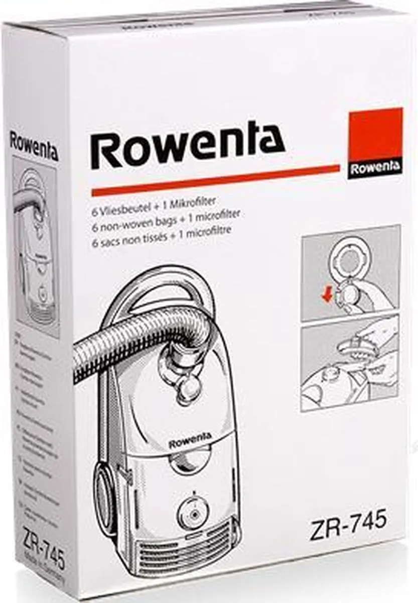 Rowenta ZR745 Stofzuigerzak - 7 Stuks - afbeelding 6 van 6