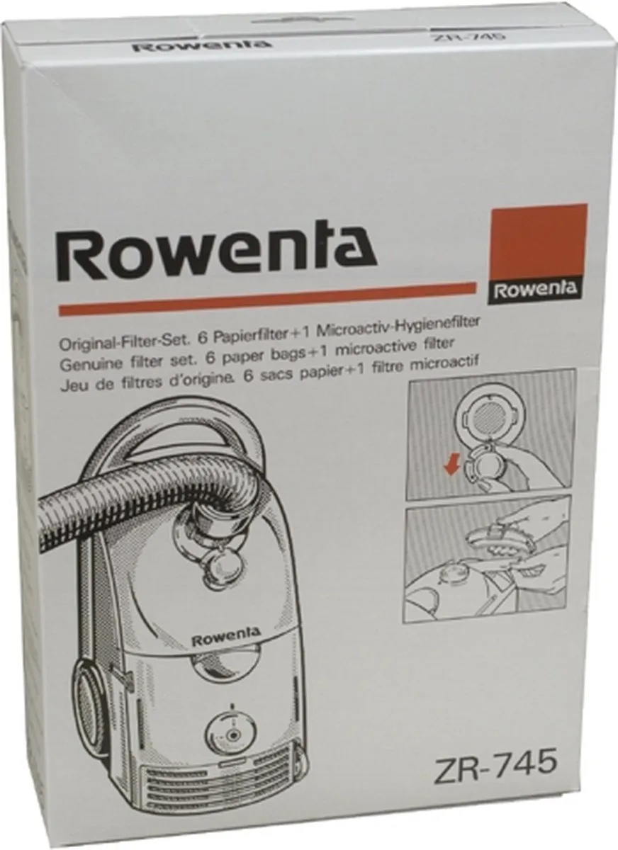 Rowenta ZR745 Stofzuigerzak - 7 Stuks