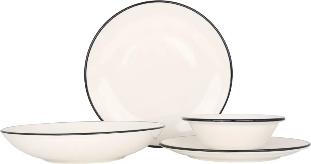 Bonna Linea Black Serviesset