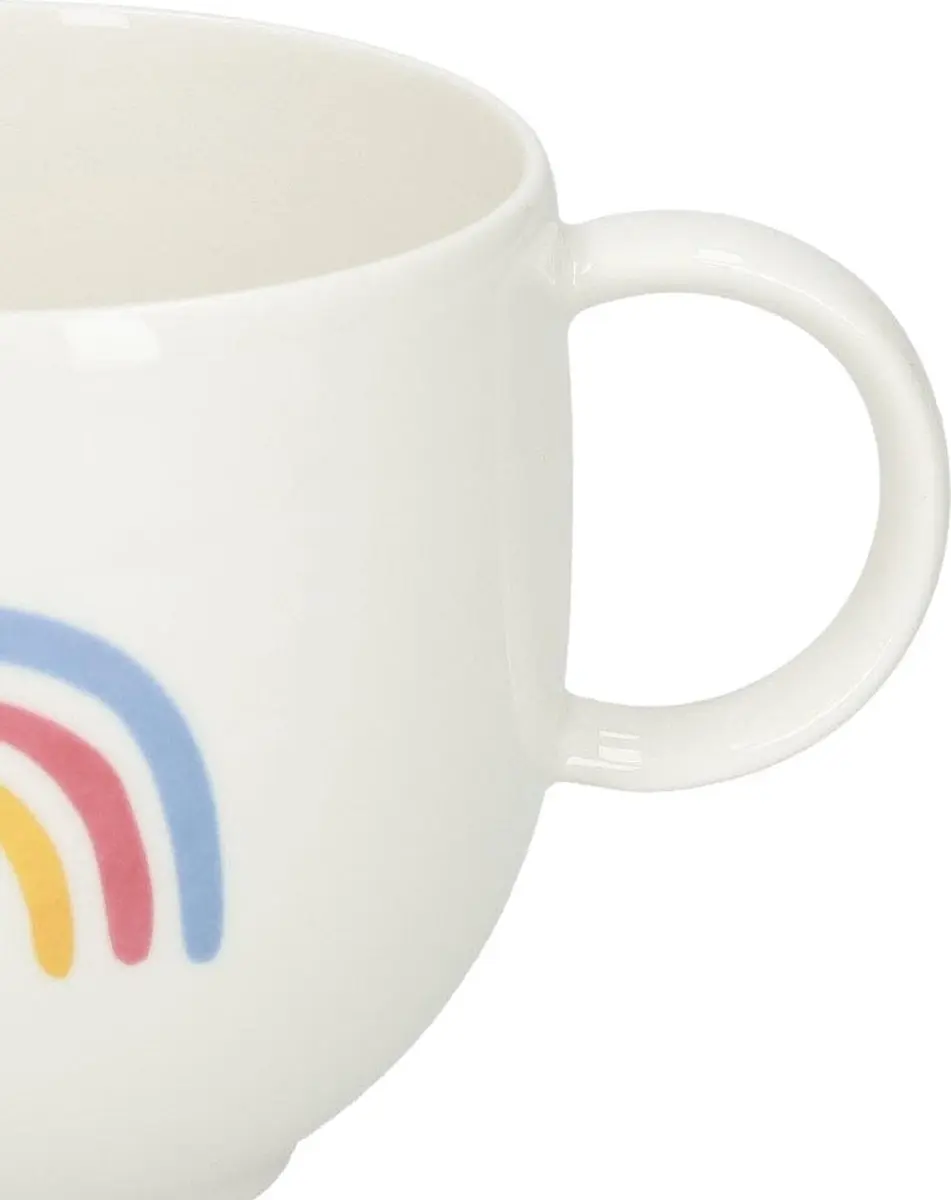 Villeroy & Boch With Love Be Happy Mokken - 6 Stuks - Wit - afbeelding 6 van 6