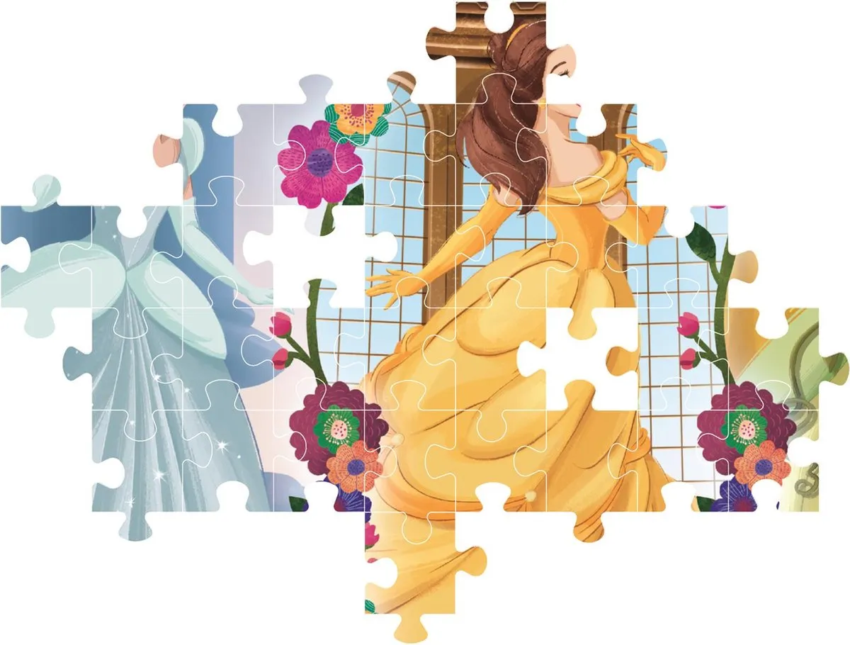 Clementoni Disney Prinsessen Puzzel 104 Stukjes - Multicolor