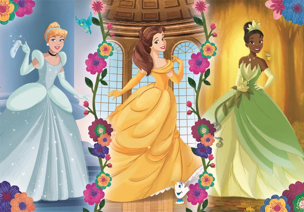 Clementoni Disney Prinsessen Puzzel 104 Stukjes - Multicolor