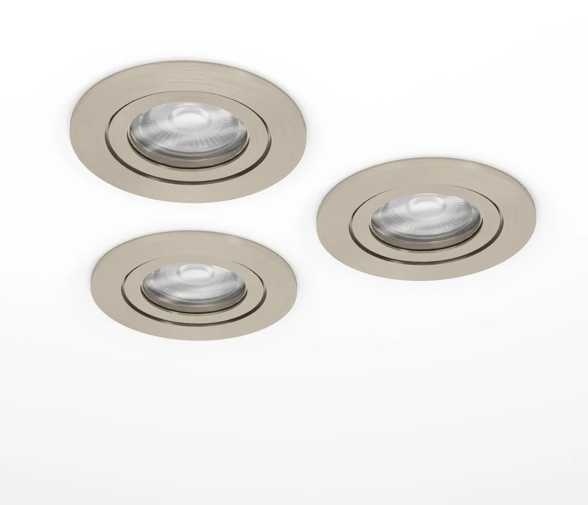 Eglo Barranco Inbouwspot GU10 - 3 Stuks - Ø8.4cm - Grijs - afbeelding 6 van 6