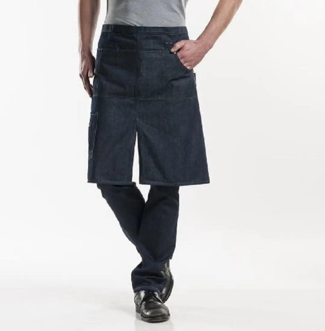 Chaud Devant Schort Multipocket Denim