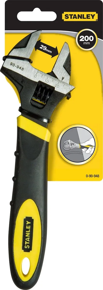 Stanley Verstelbare Moersleutel 200mm 0-90-948 - 24-29mm