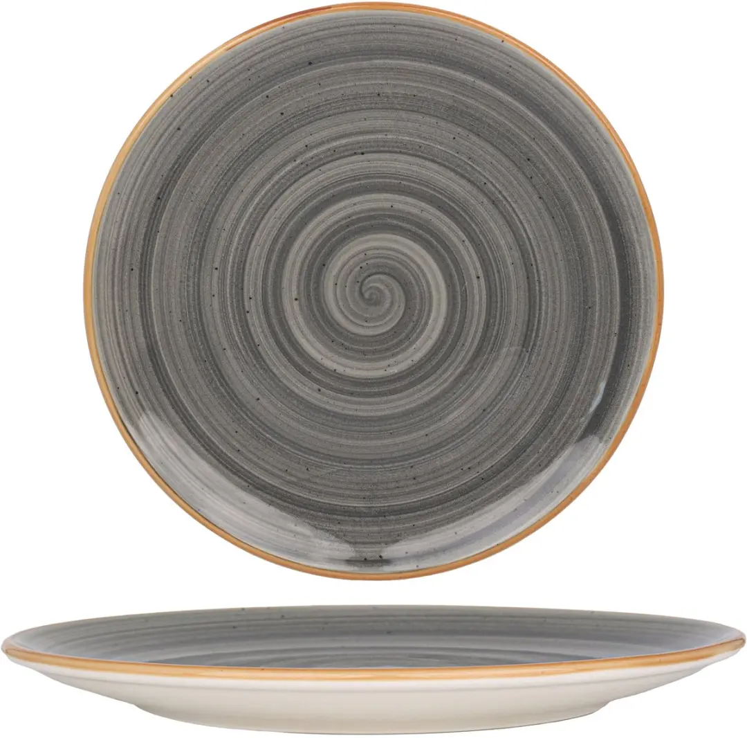 Bonna Dinerbord Aura Space Porselein 27cm - Grijs - 6 Stuks
