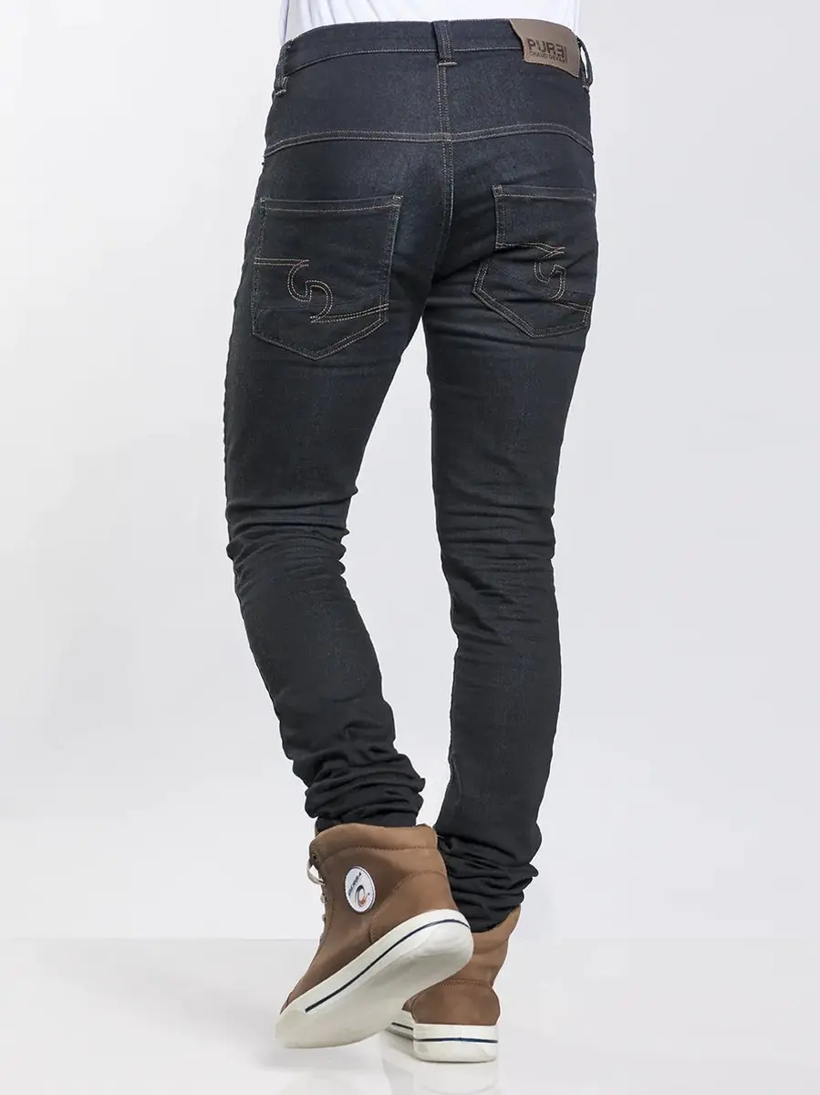 Chaud Devant Koksbroek Skinny Reg Jogg Denim - Zwart 30