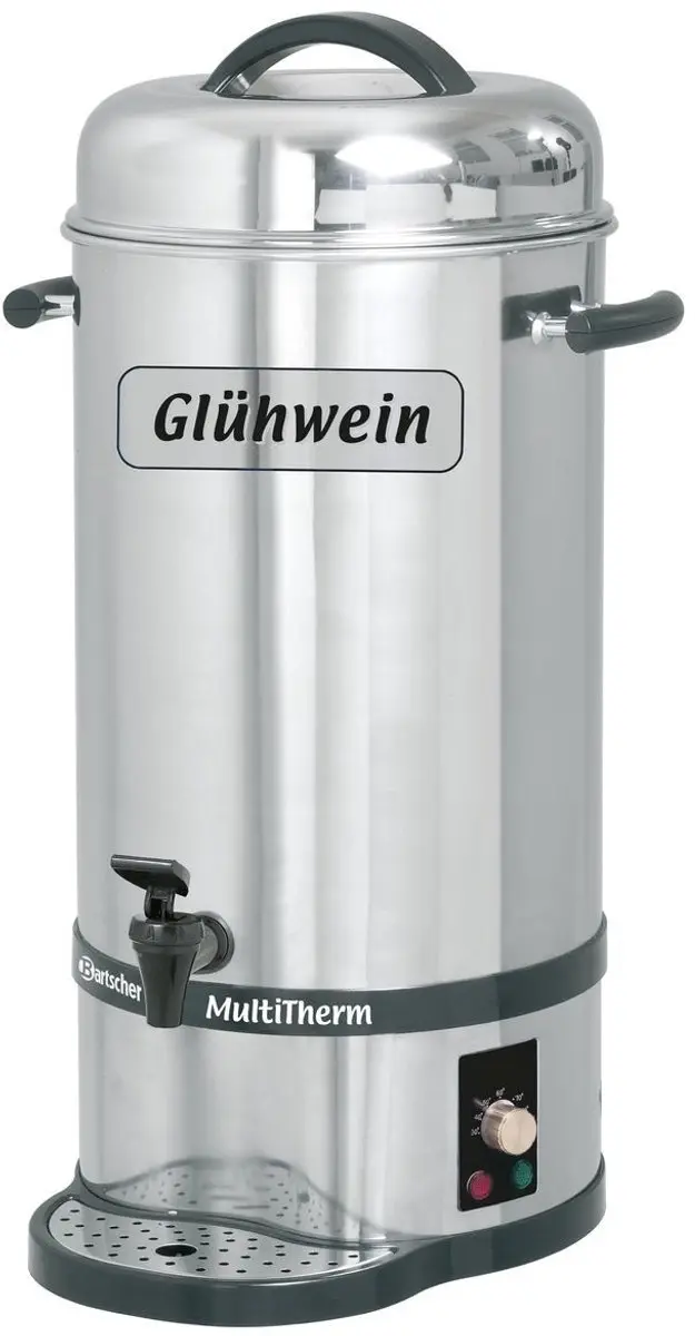 Bartscher Glühweinpan Multitherm 20L - Grijs