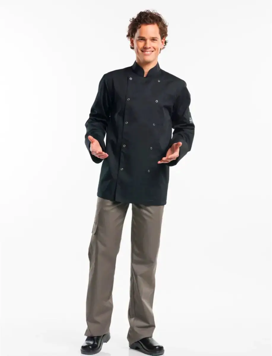 Chaud Devant Chef Jacket Hilton Poco Black - XXXXXL