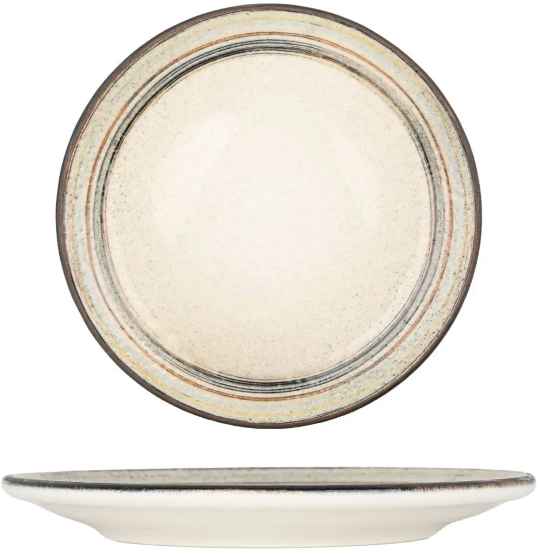 Bonna Dessertbord Cortado Porselein 17cm