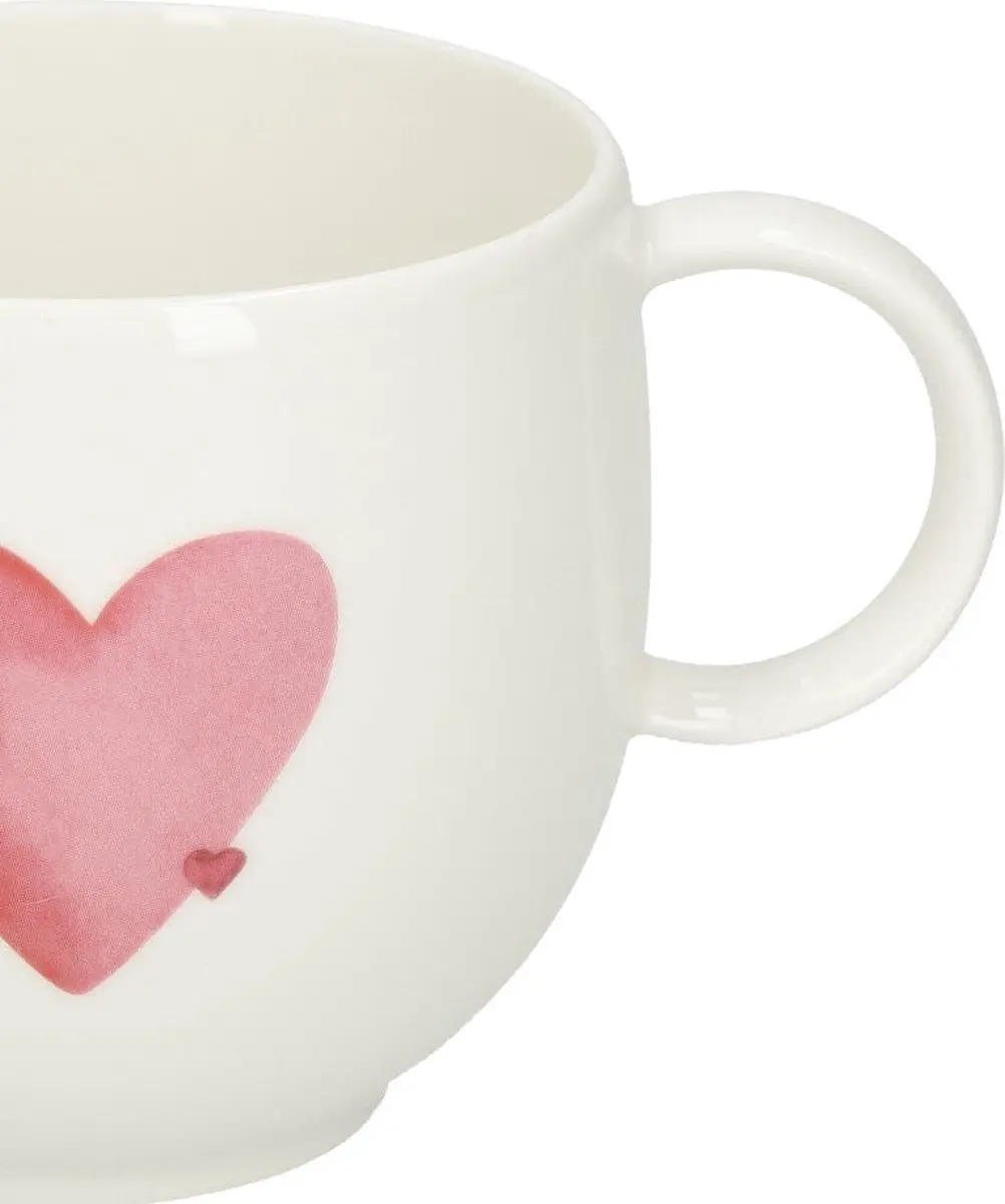 Villeroy & Boch With Love Sending Love Mokken - 6 Stuks - Wit - afbeelding 4 van 6