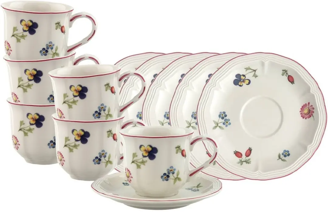 Villeroy & Boch Petite Fleur Espressotassen Set