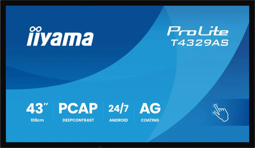 iiyama T4329AS-B1AG Antislipmat - Zwart