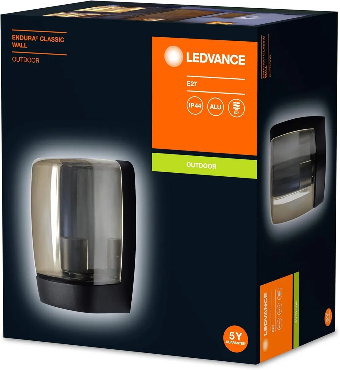 LEDVANCE Endura Style Classic Wall E27 LED Wandlamp - Wit