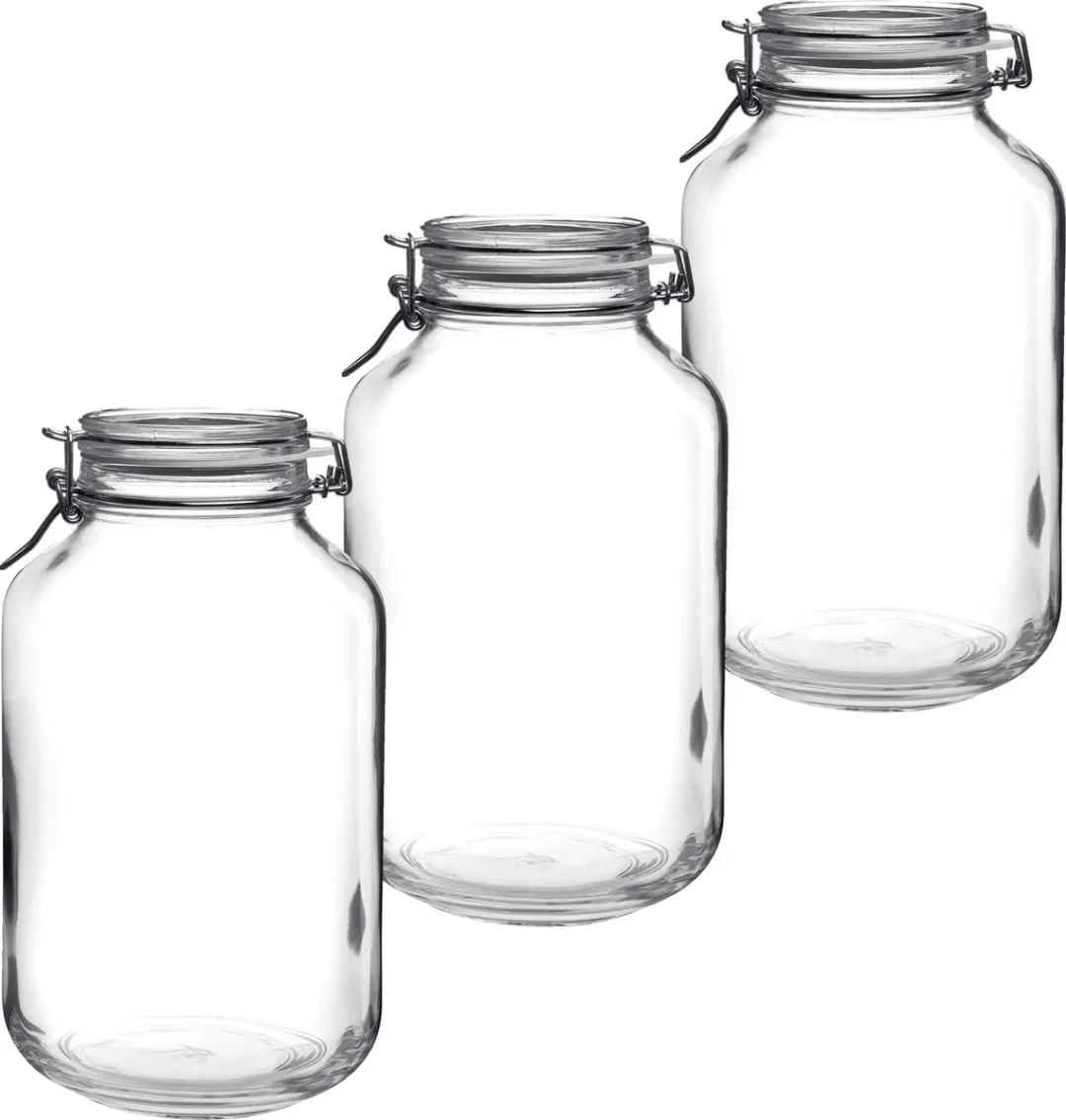 Bormioli Rocco Voorraadpot Glas 4L