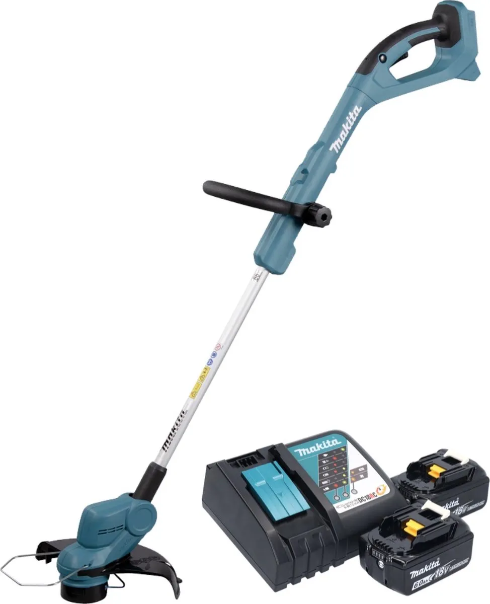 Makita DUR 193 RG Accu-graskantensnijder 18V - 260mm - 2x 6,0Ah + oplader - afbeelding 4 van 5