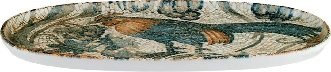 Bonna Mesopotamia Serveerschalen - Porselein Ø30cm - Groen - 2 Stuks