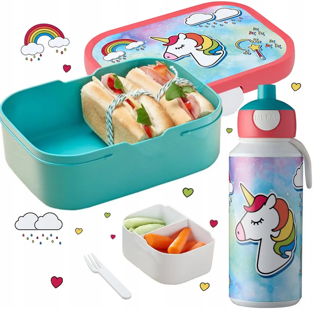 Mepal Eenhoorn Lunchbox & Drinkfles