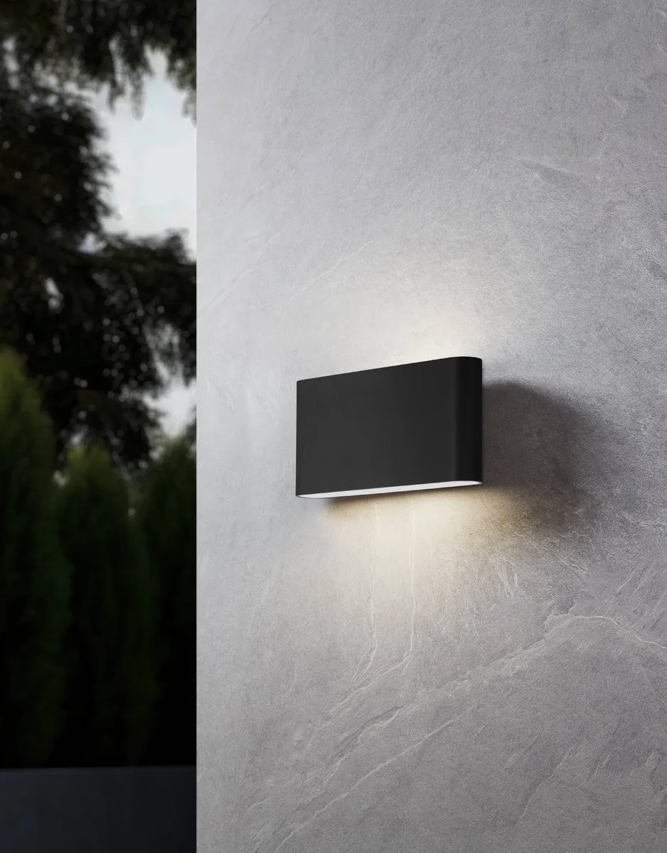 Eglo Grutti Wandlamp Buiten LED 2x - Antraciet - Instelbaar 4000K - afbeelding 6 van 6