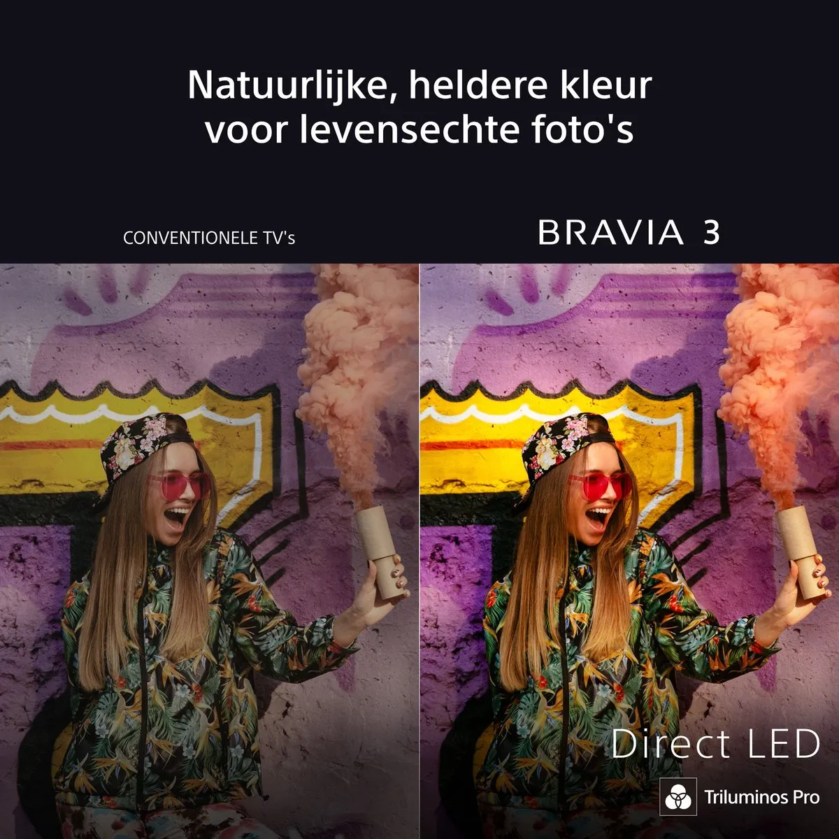 Sony Bravia 3 K85S32BP 85 inch 4K LED - Zwart