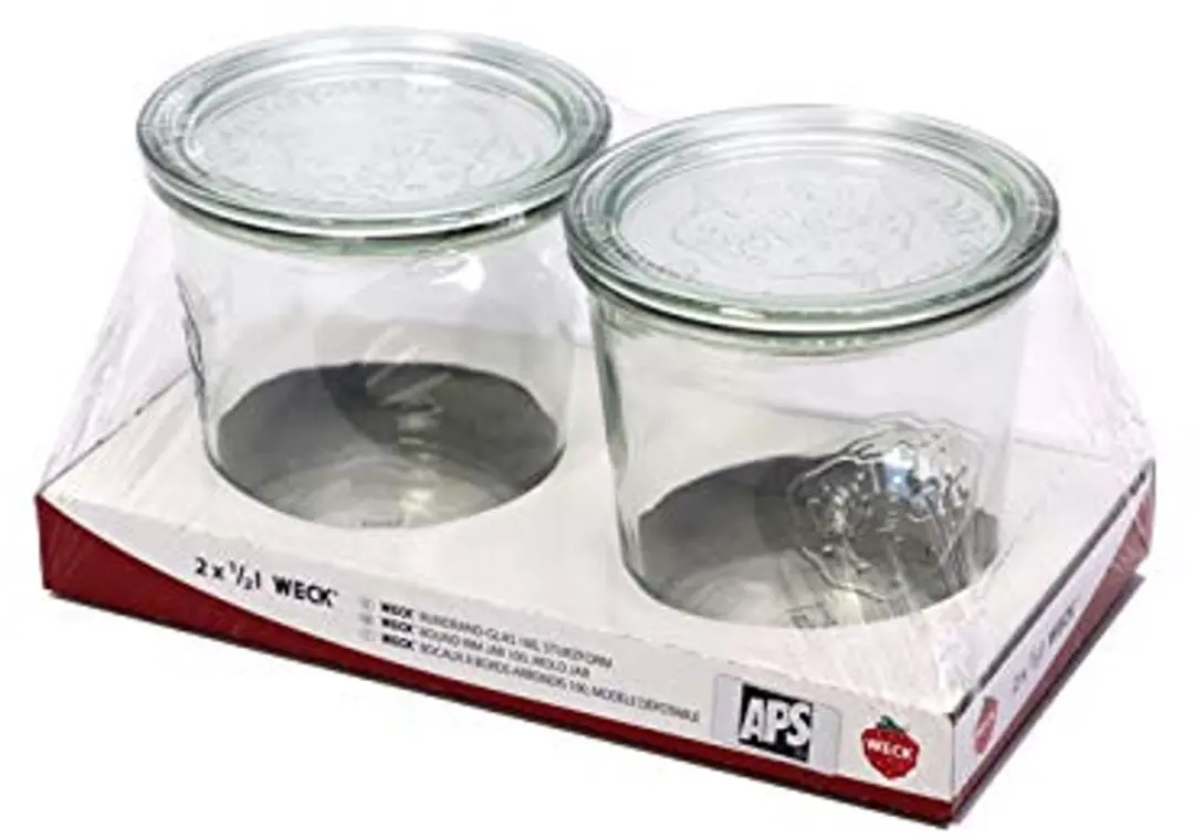 APS Voorraadpot 2-delig Glas Ø11cm - 2x580ml - afbeelding 6 van 6