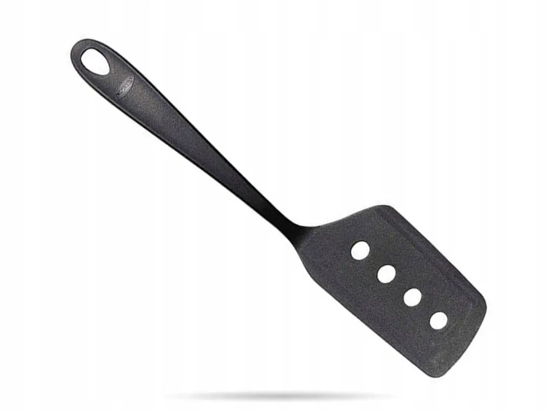 Fiskars Essential Spatel met Gaten 29cm - Zwart