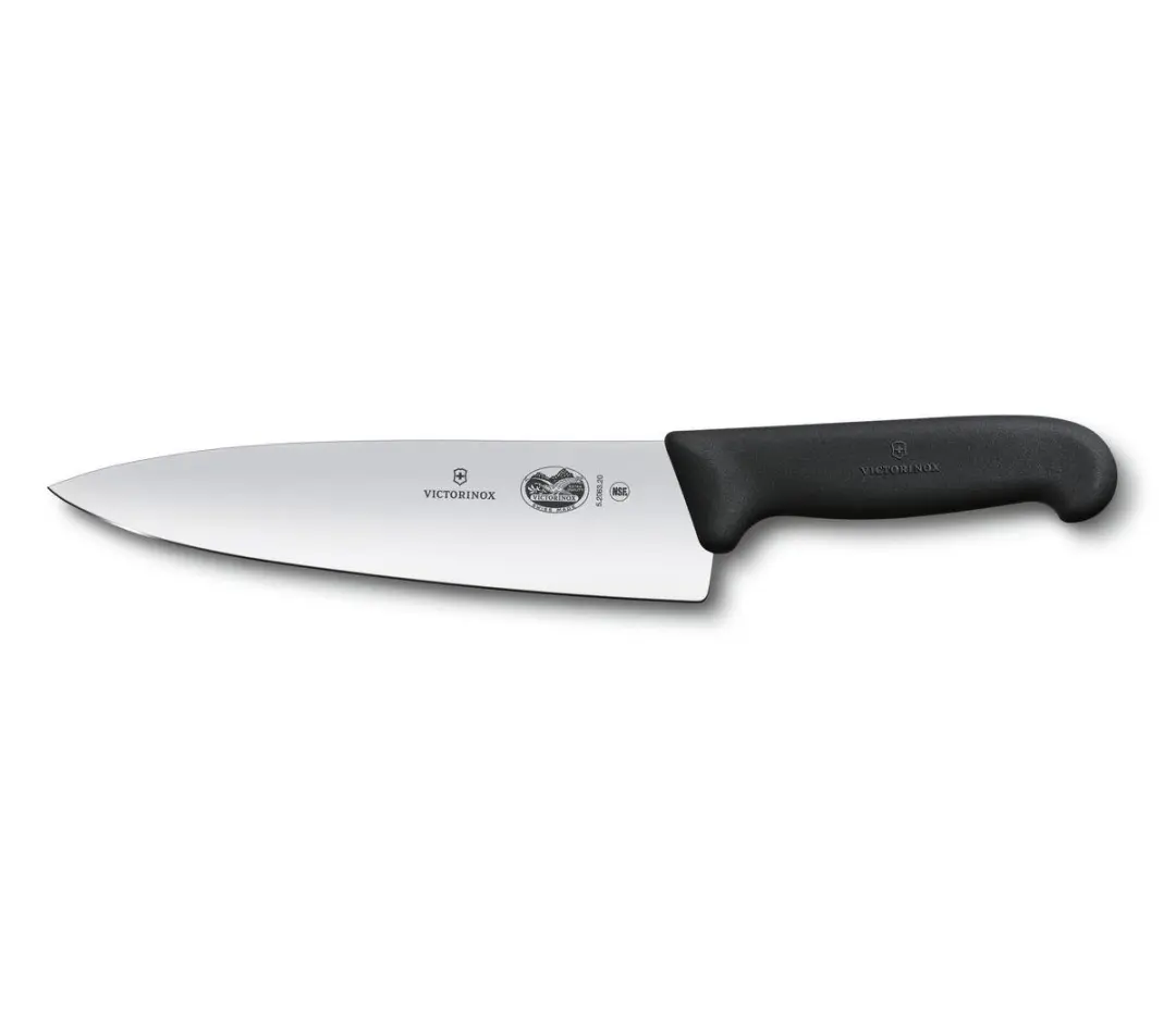 Victorinox Fibrox Koksmes 20cm - Zwart