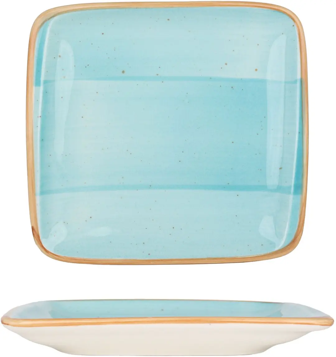 Bonna Serveerschaal Aqua - 15x14cm - 2 Stuks