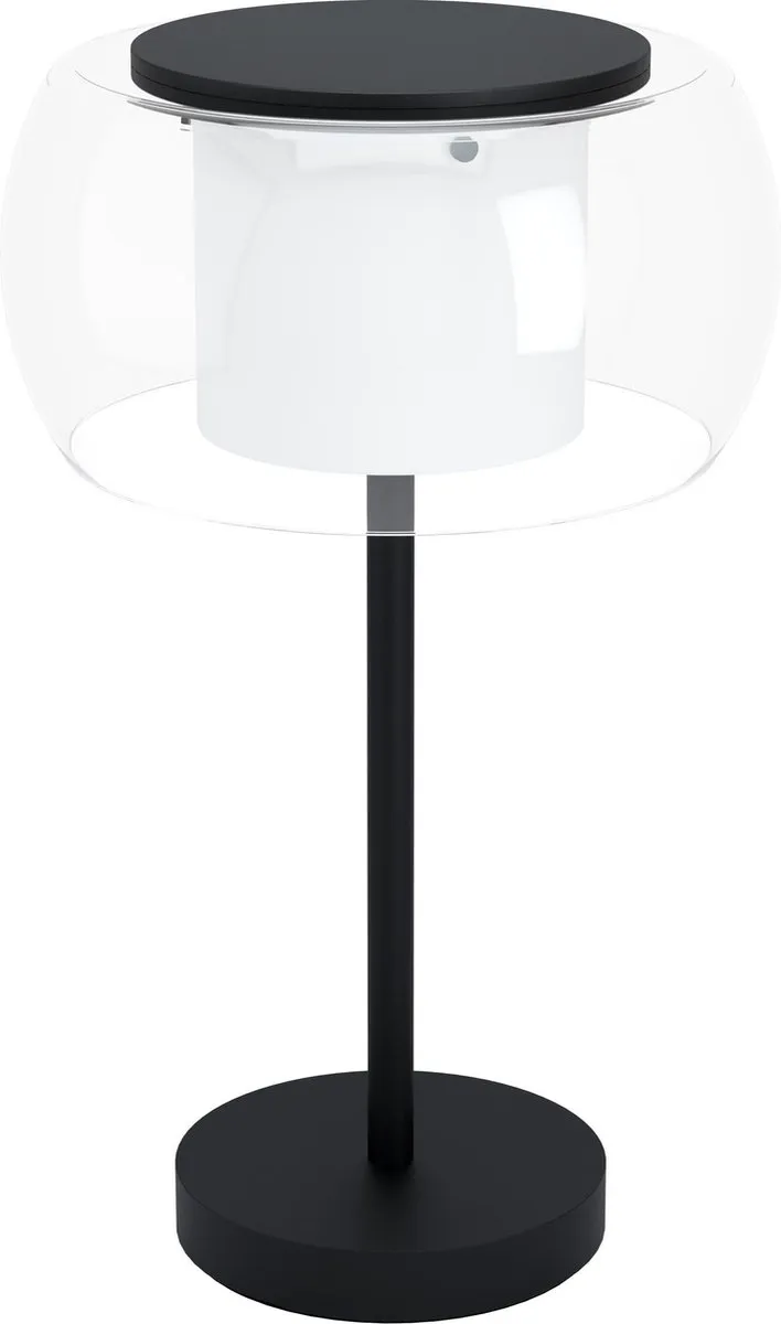 Eglo Briaglia-C LED Tafellamp 51cm - Zwart/Wit