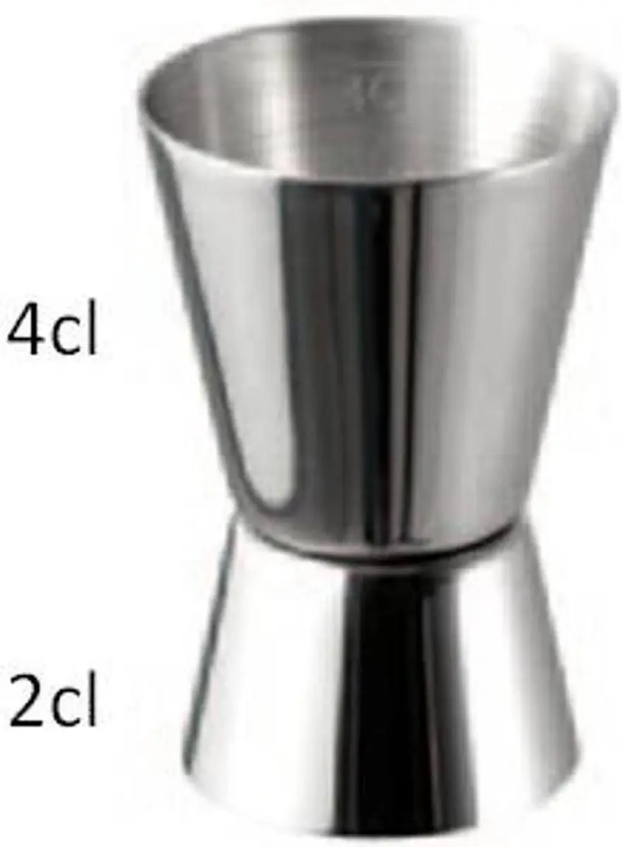APS 93120 Cocktailglas Barmaat RVS - 2 Stuks