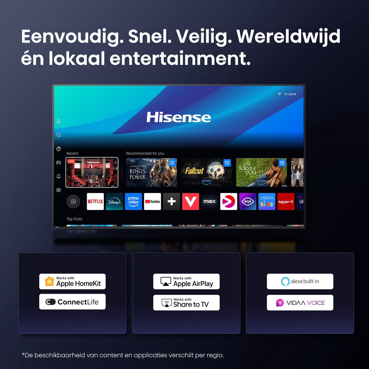 Hisense 43E7Q - 43 inch - 4K QLED - 2025