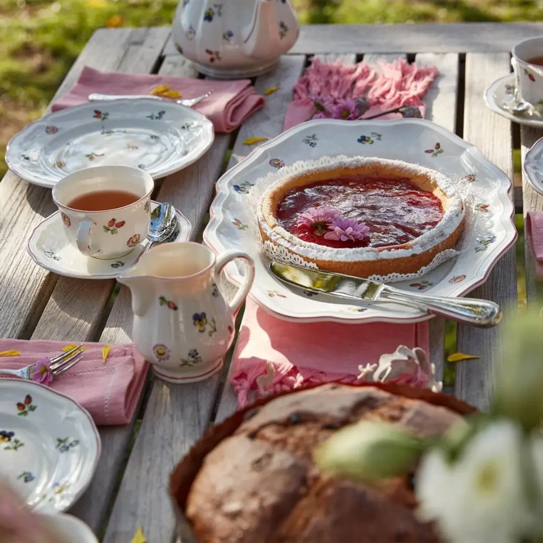 Villeroy & Boch Petite Fleur Ontbijtonderzetters 17cm - 6 Stuks