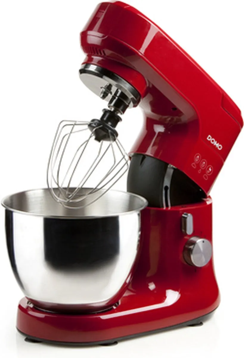 Domo DO9145KR Keukenmachine - 700W - Rood - afbeelding 6 van 6
