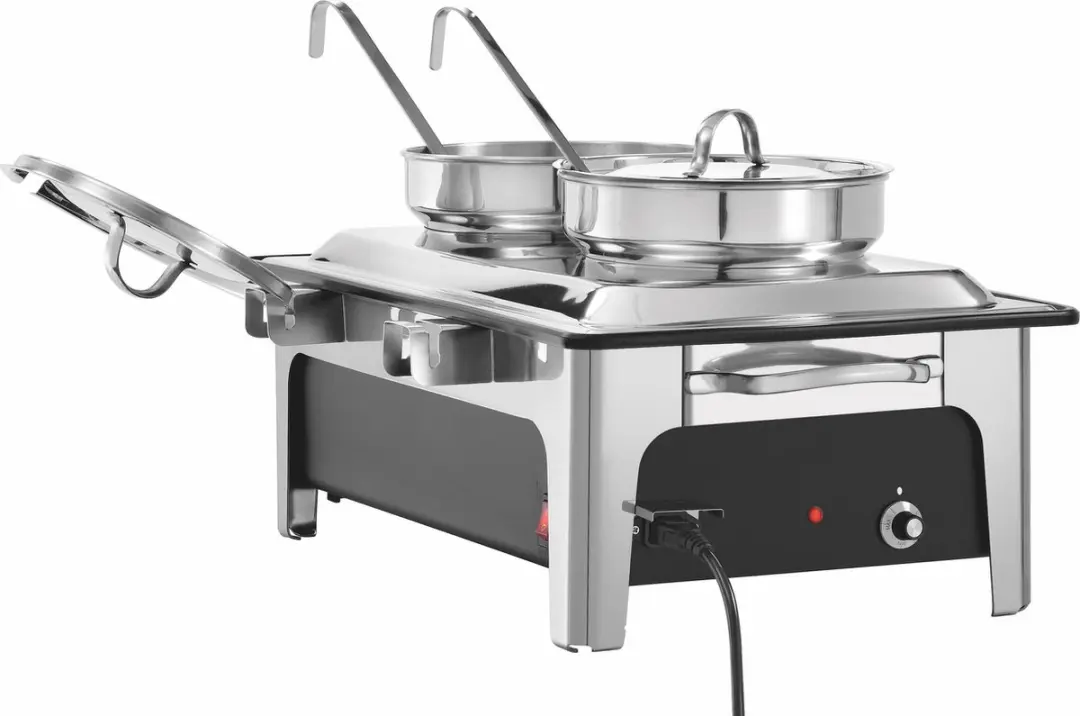 Bartscher Elektrisch Soepenstation 2x4L 2200W - Zwart - afbeelding 6 van 6