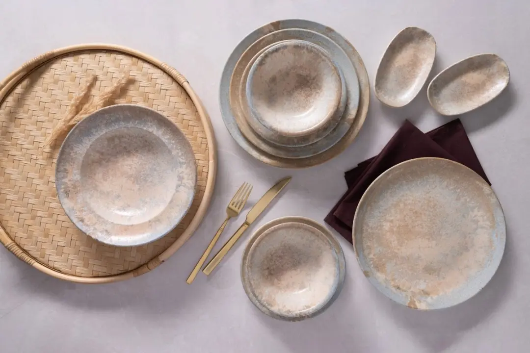 Bonna Dinerbord Luz Porselein 30cm - Multikleur - 6 Stuks