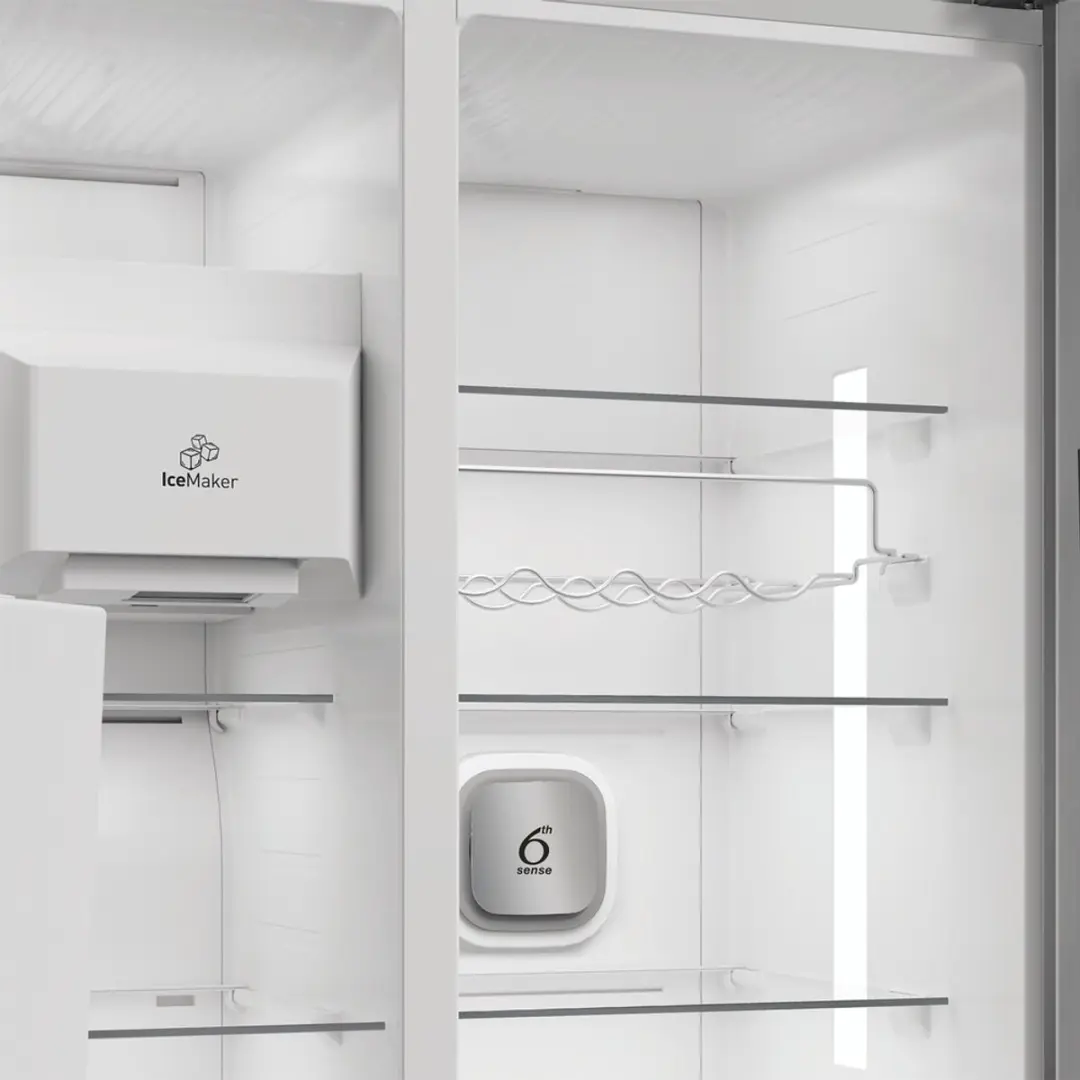 Whirlpool WHG26574WX5E Amerikaanse Koelkast 578L - Vrijstaand Roestvrijstaal