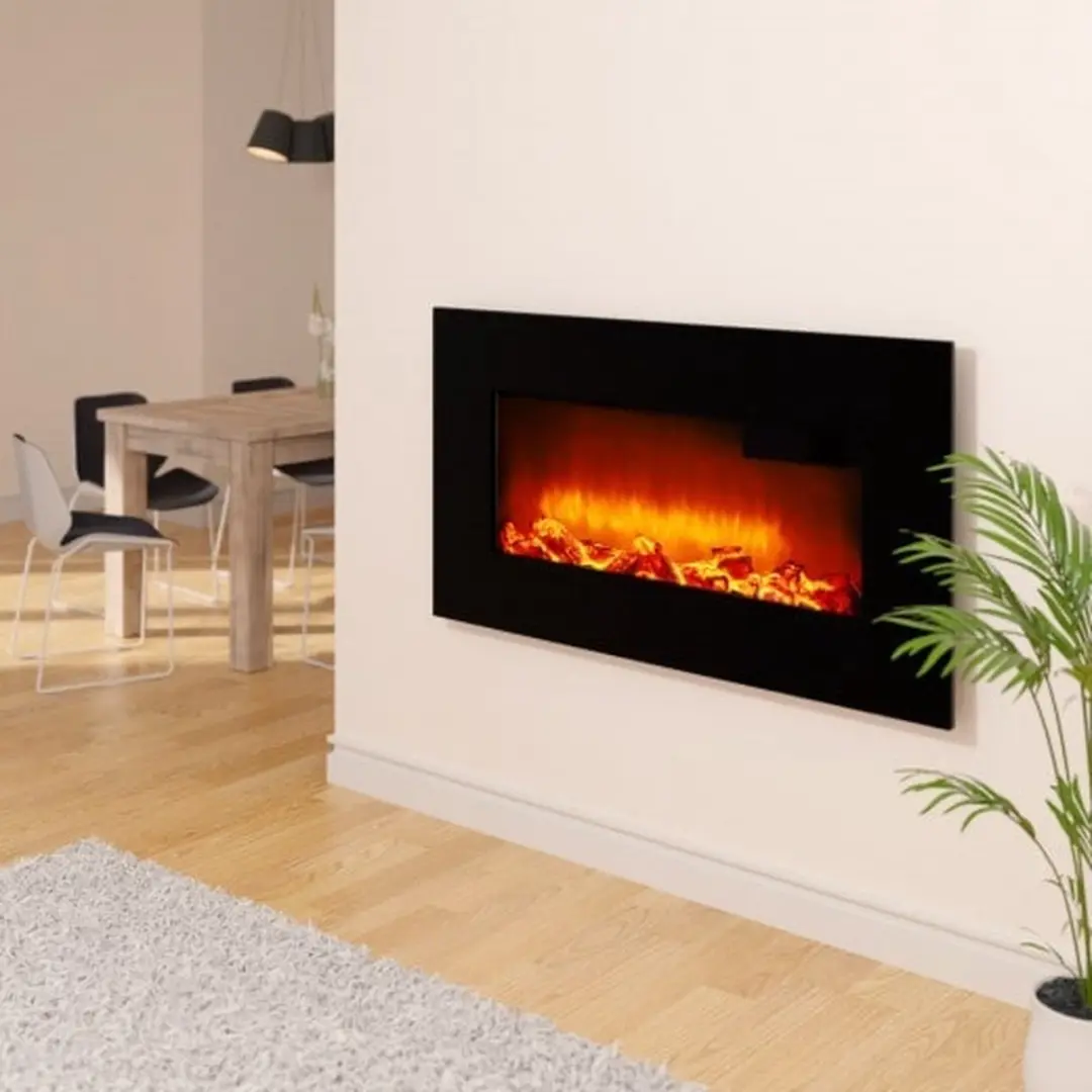 Monzana Elektrische Sfeerhaard 1800W - Zwart