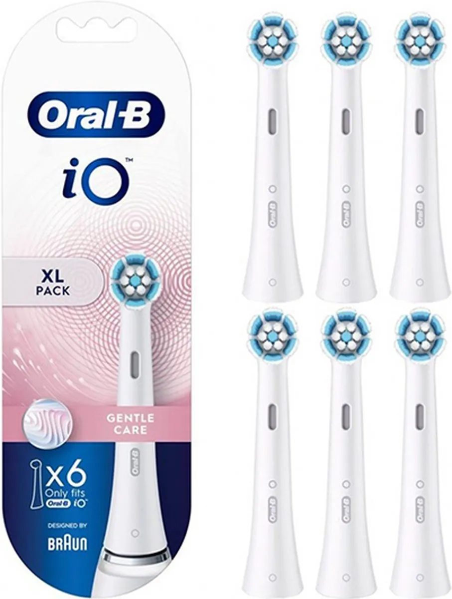 Oral-B iO Gentle Care Opzetborstels 6 Stuks