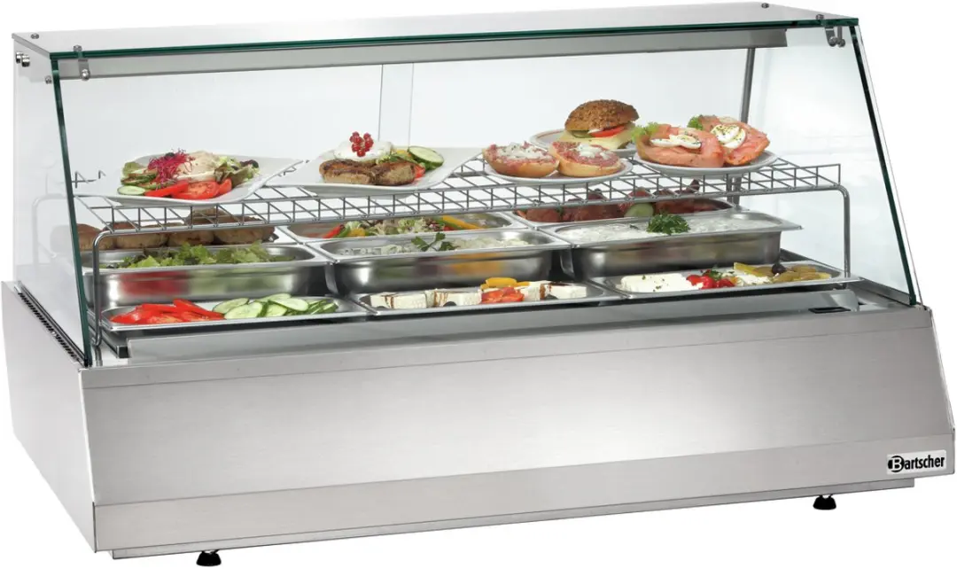 Bartscher Koelvitrine 406056 3/1 GN - 165L - RVS