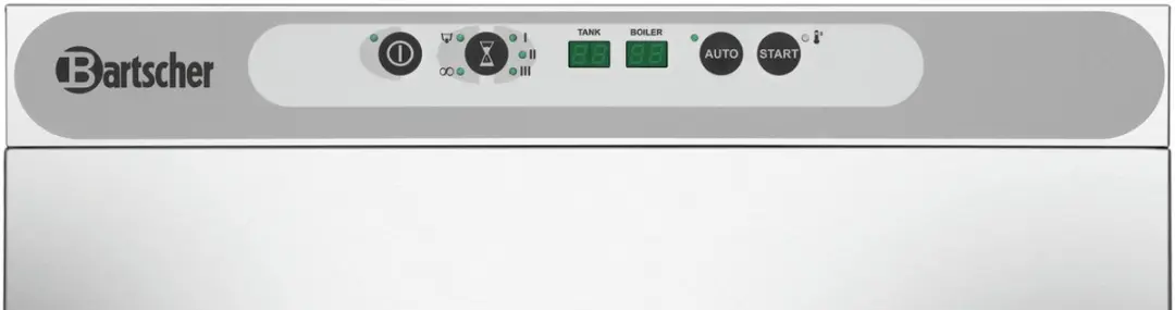Bartscher DS 1003 Doorschuif-Vaatwasser - 2 Couverts - RVS