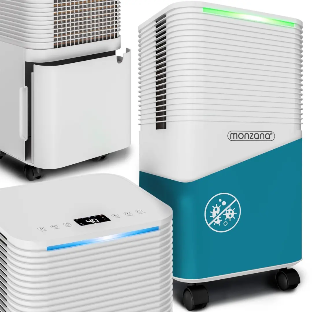 Monzana Luchtontvochtiger 12L/dag 200W - Wit