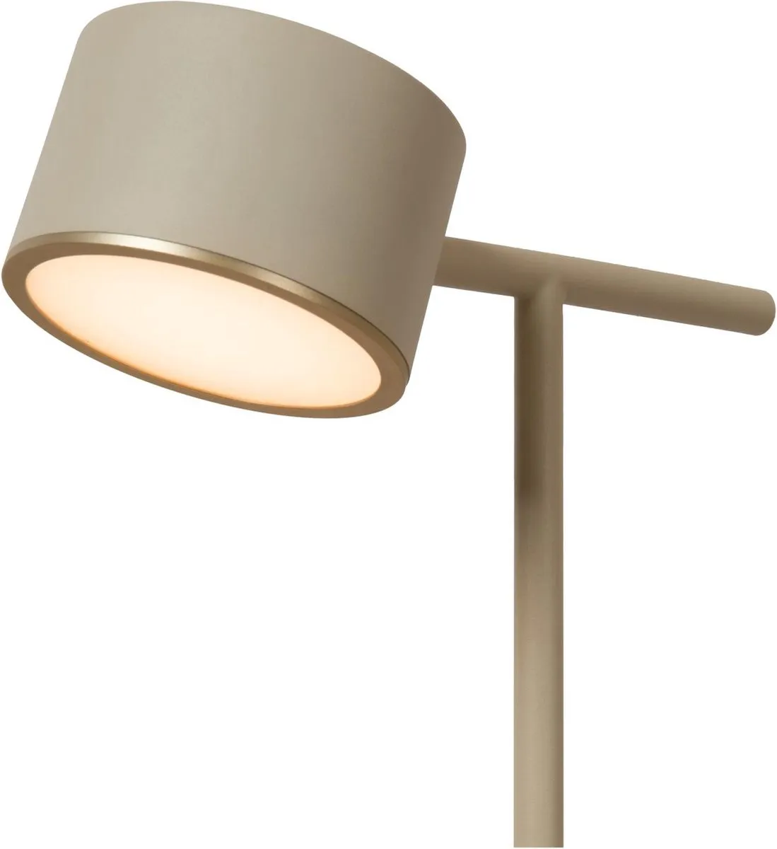 Lucide GIAN Vloerlamp LED 9W 2700K - Taupe