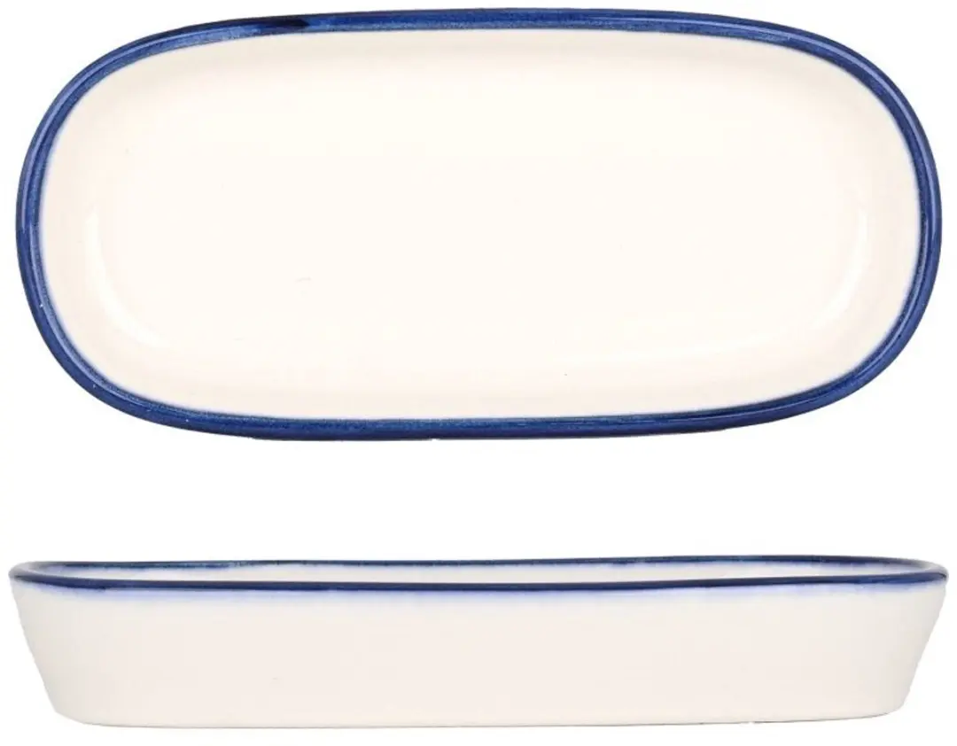 Bonna Linea Serveerschaal Porselein 14cm - 2 Stuks