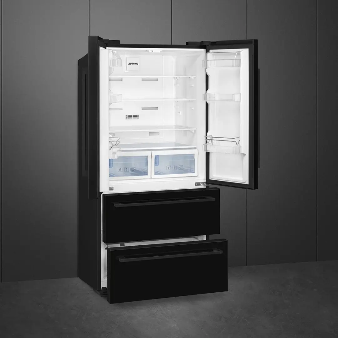Smeg FQ55FNDE Amerikaanse Koelkast - 539L - No Frost - Zwart